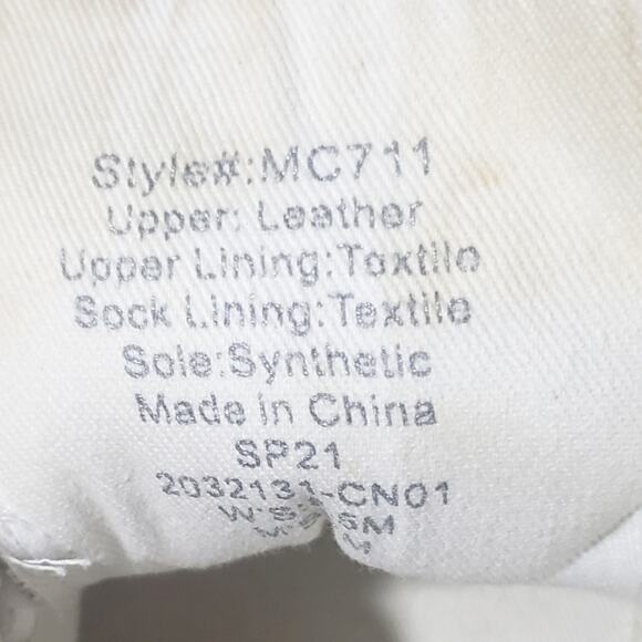 Madewell White Leather Low-top Lace-up Sneakers Size 8.5 - Picture 10 of 10